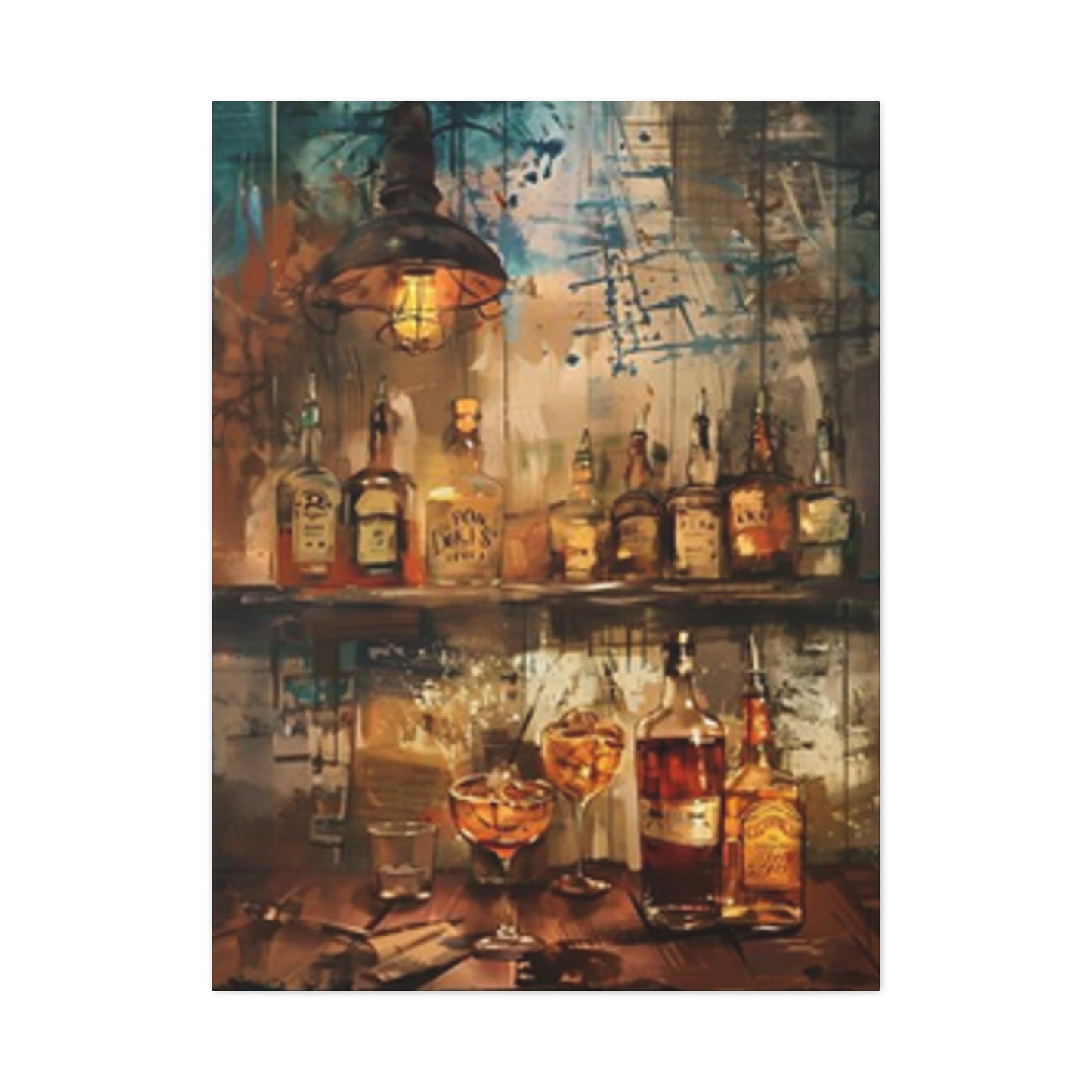 Old Whiskey Bar Wall Art & Canvas Prints