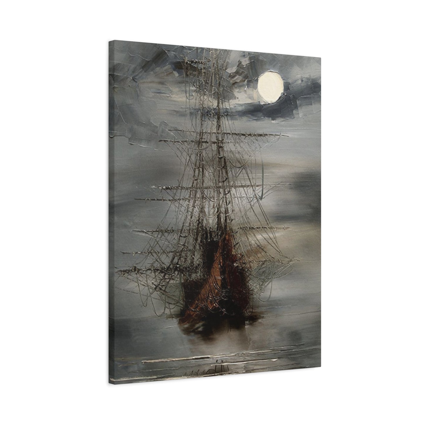 Vintage Ship Sailing Painting Wall Art & Canvas Prints