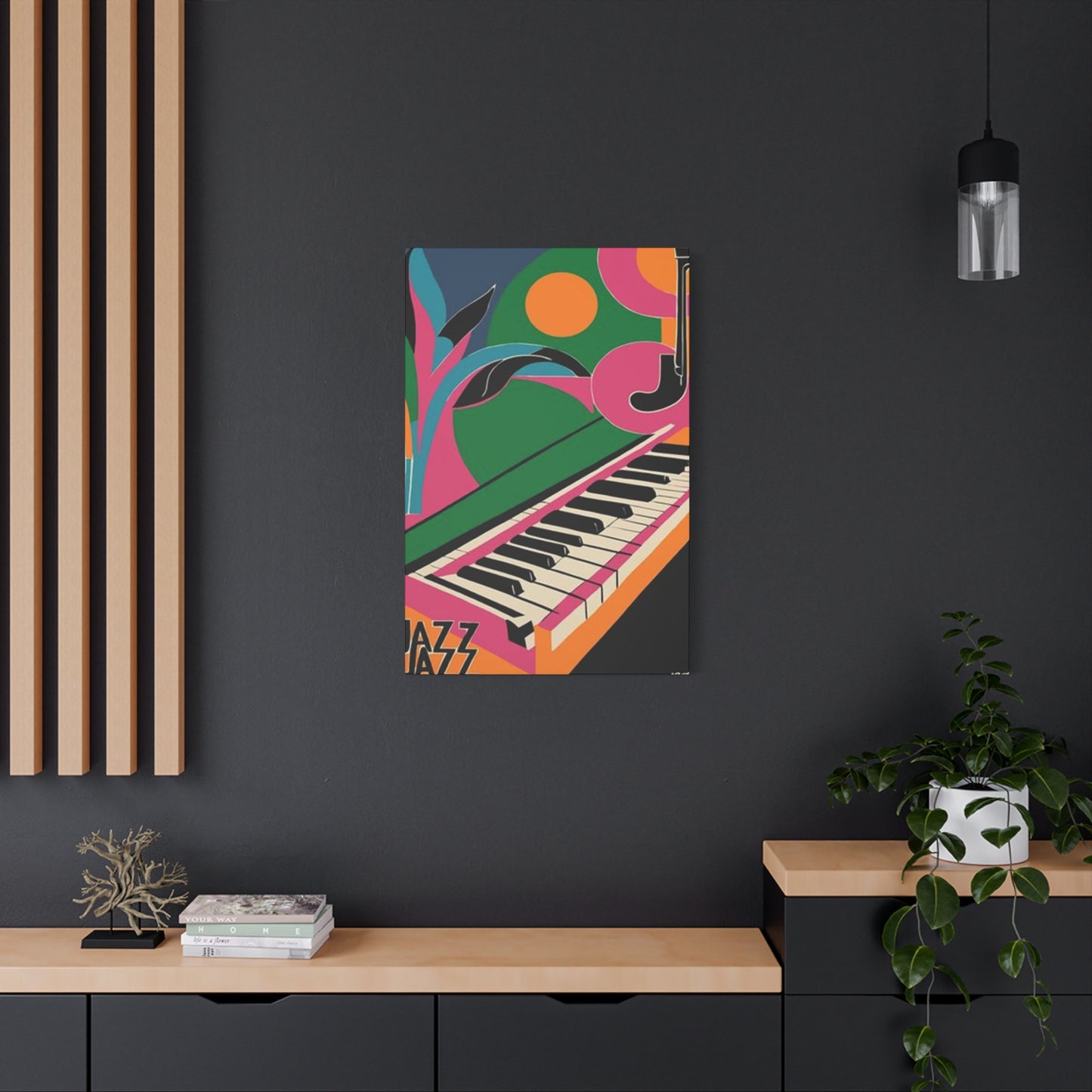 Colorful Jazz Poster Wall Art & Canvas Prints