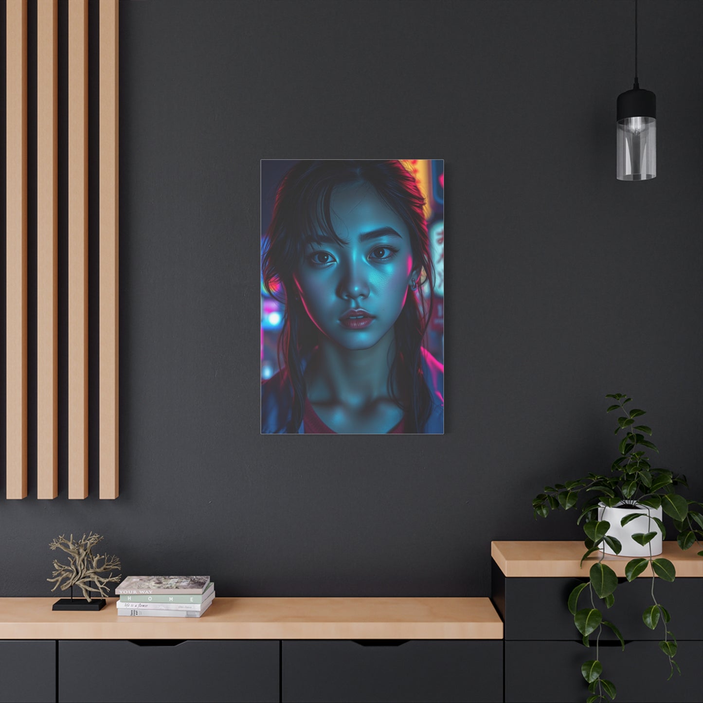 Vision Warakami Vaporwave Art Art Wall Art & Canvas Print