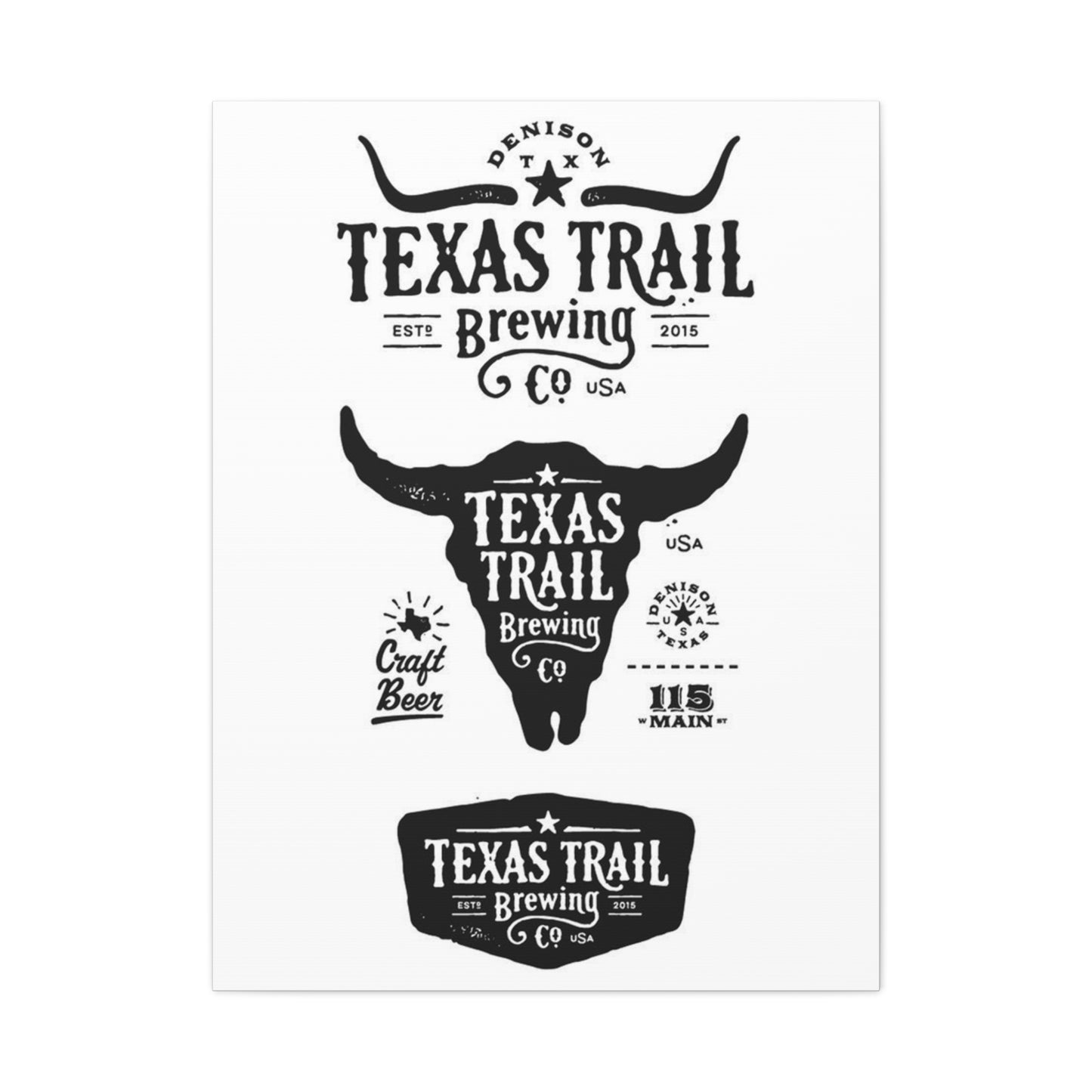Texas Trail Brewing Co. Poster Wall Art & Canvas Prints