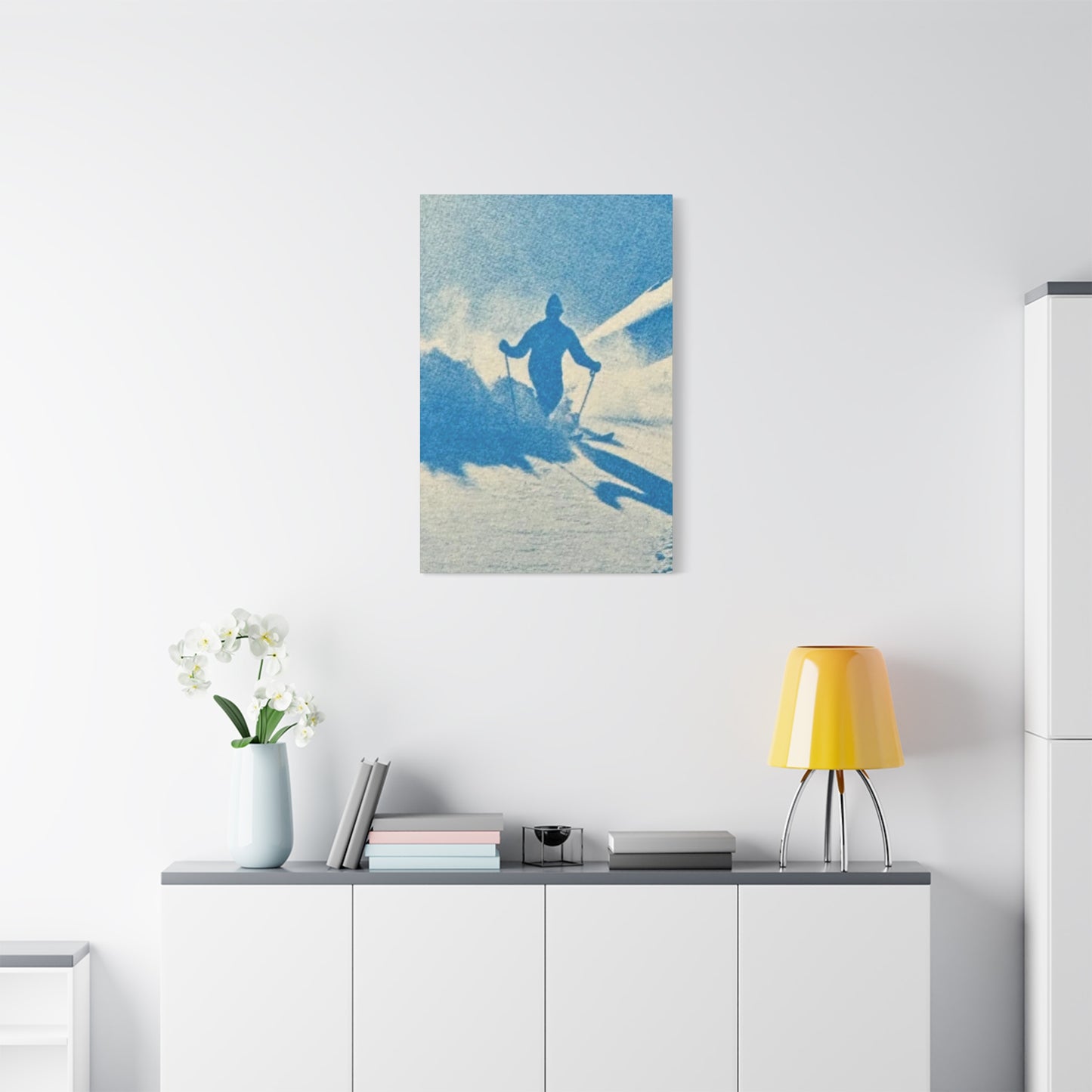 Crystal Snow Skiing Wall Art & Canvas Prints