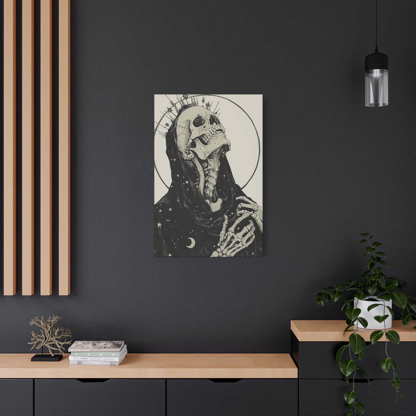 Covered Skeleton Cloth Poster Wall Art & Canvas Prints