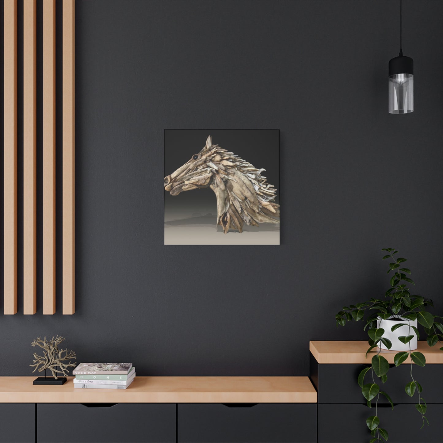 Driftwood Horse Head Wall Art & Canvas Prints