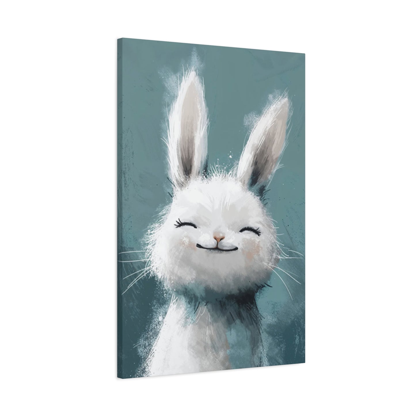 The Small White Bunny Wall Art & Canvas Prints