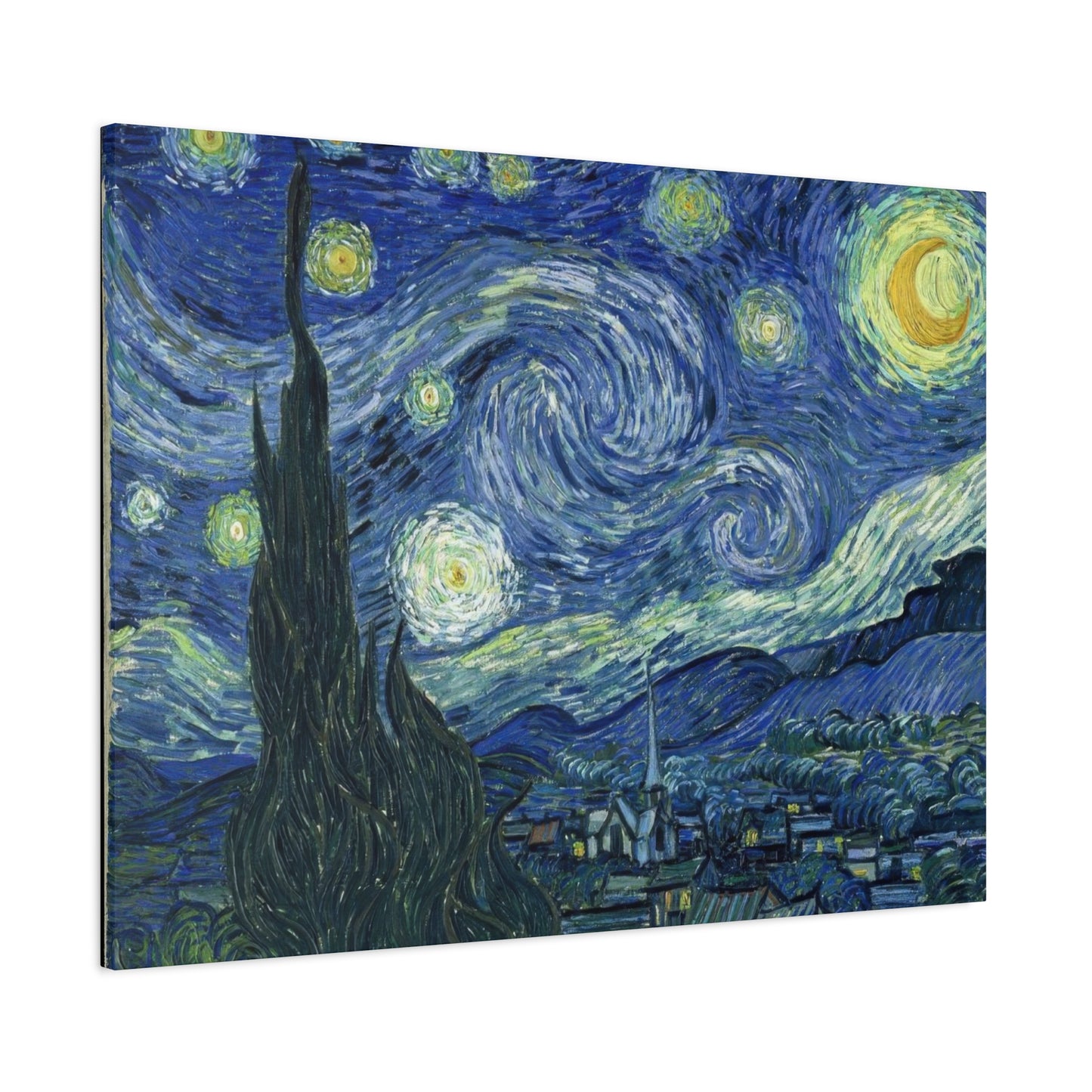 The Starry Night By Vincent Van Gogh Impression Wall Art & Canvas Prints