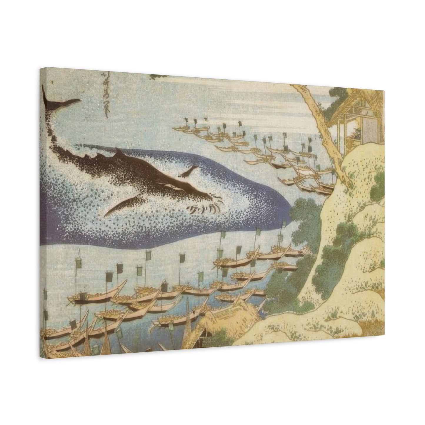 Katsushika Hokusai Whalling Off The Goto Islands Wall Art & Canvas Prints