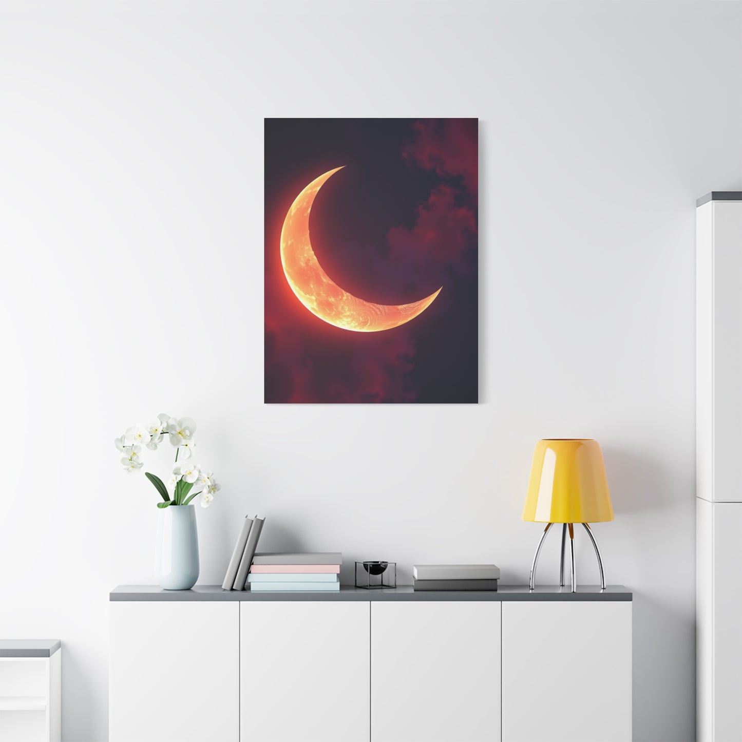Elite Crescent Moon Art Vision Wall Art & Canvas Print