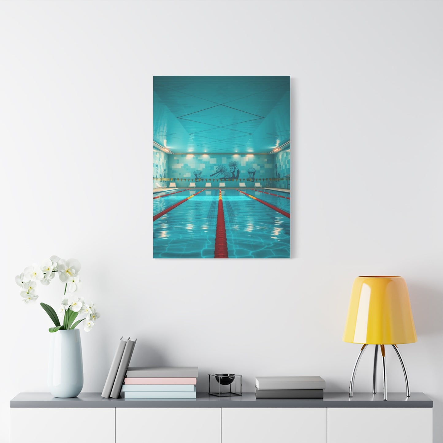 Swimming Pool Art Supreme Gallery Wall Art & Canvas Print
