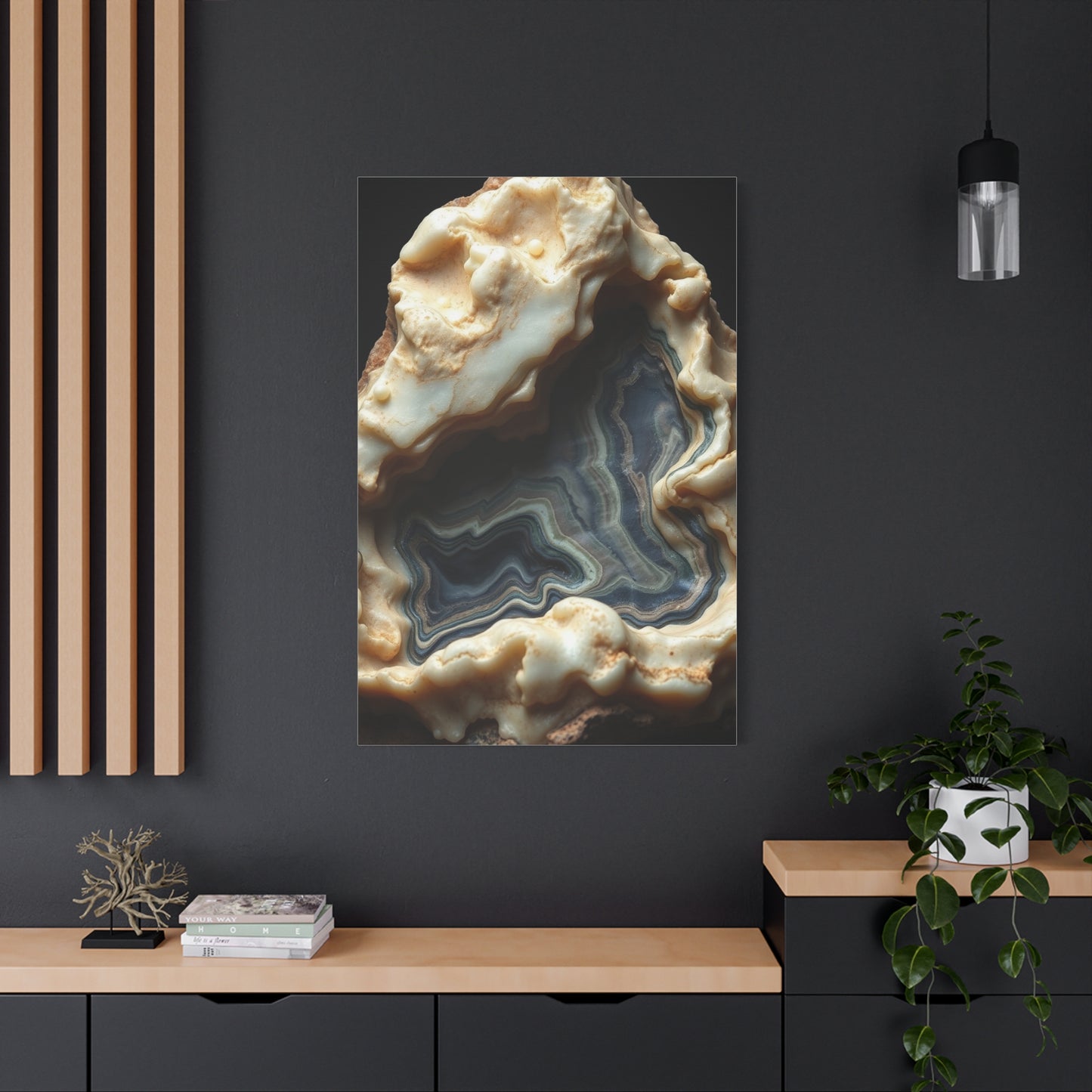 Vision Charcoal, Onyx, and Ivory Art Art Wall Art & Canvas Print