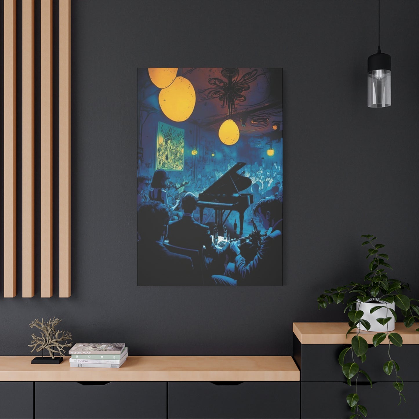 Piano In A Party Wall Art & Canvas Prints