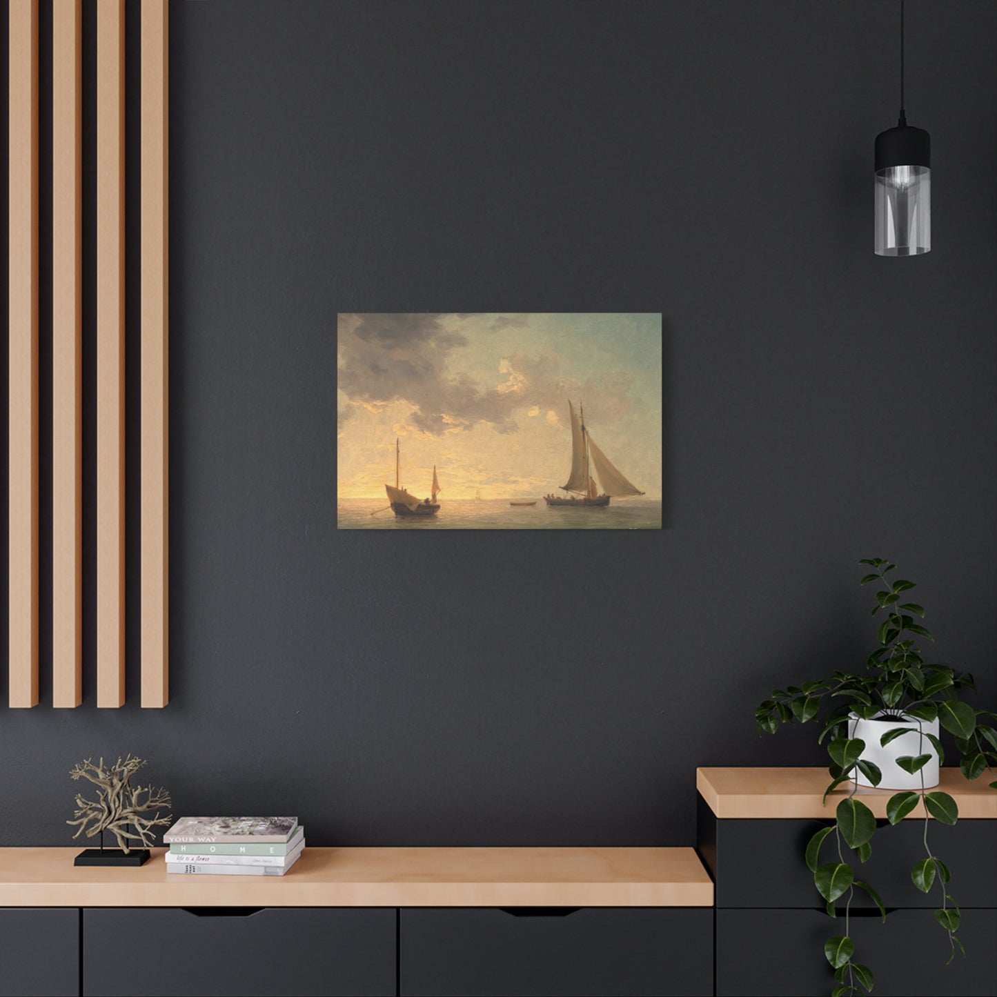 Ship In Sea Wall Art & Canvas Prints