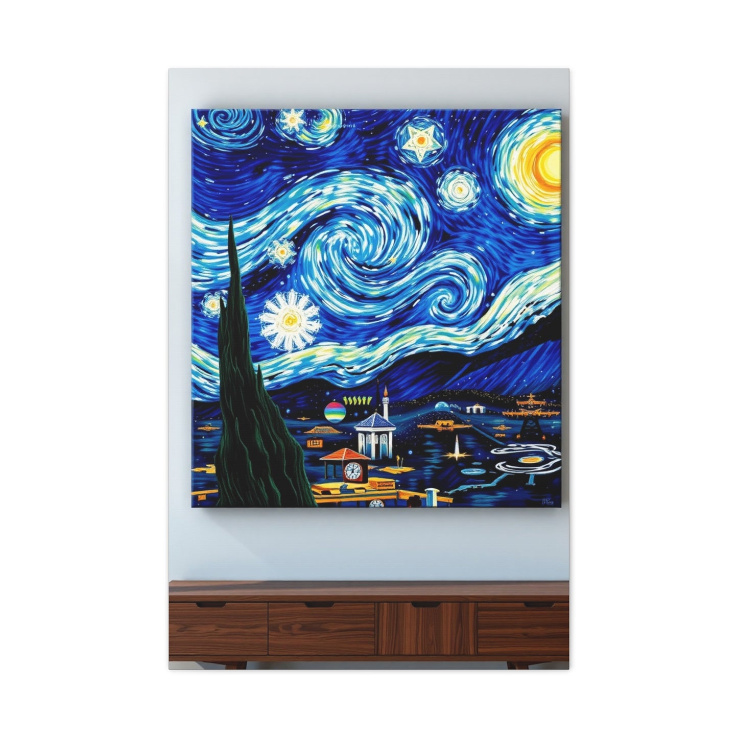 The Starry Night Canvas Art Supreme Gallery Wall Art & Canvas Print