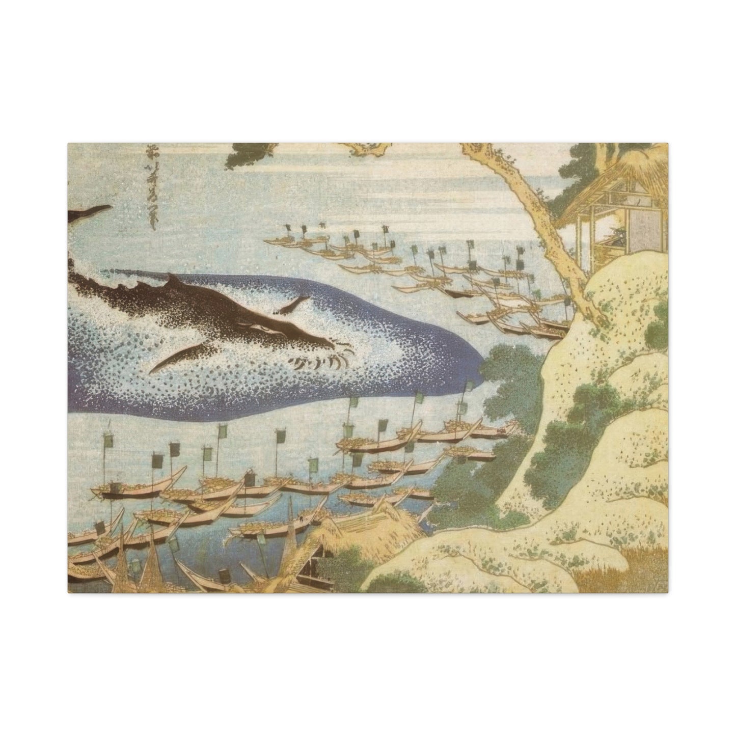 Katsushika Hokusai Whalling Off The Goto Islands Wall Art & Canvas Prints