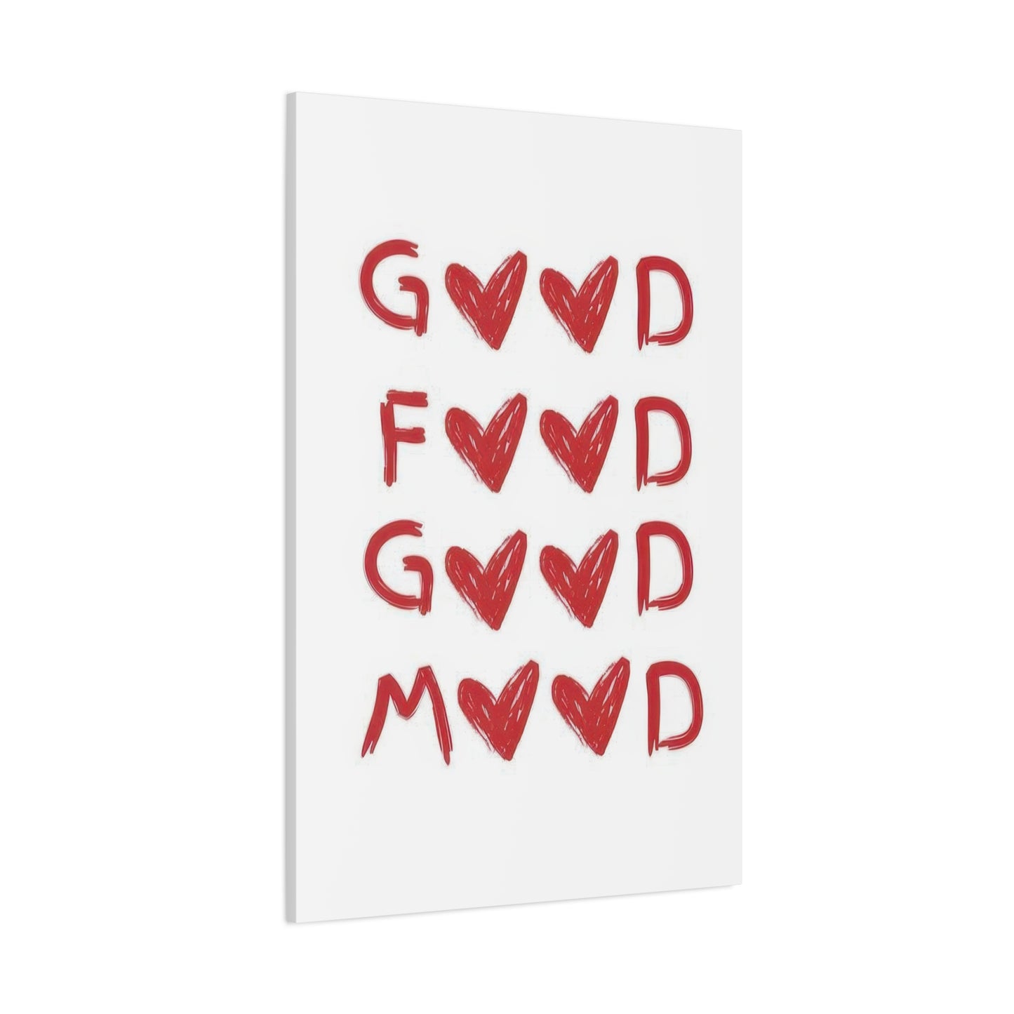 Good Food Good Mood Wall Art & Canvas Prints