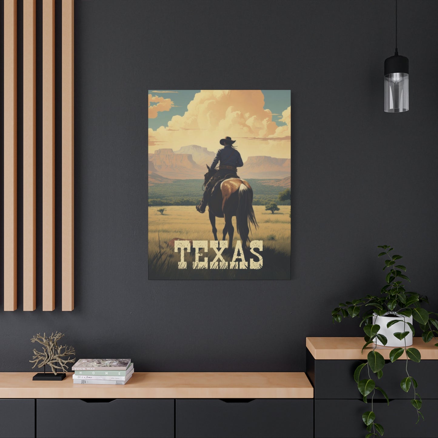 Cowboy Texas Poster Wall Art & Canvas Prints