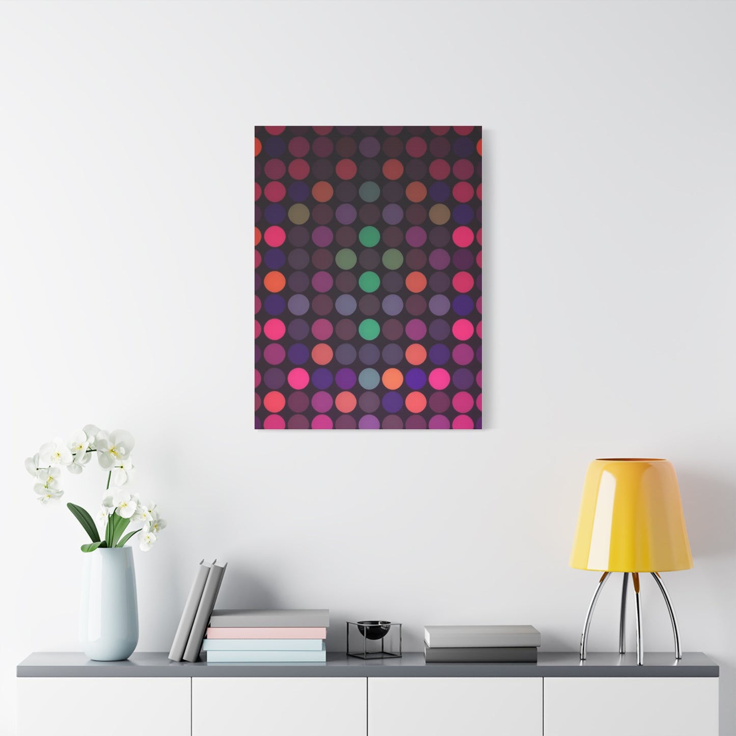 Masterpiece Polka Dot Pattern Art Vision Wall Art & Canvas Print