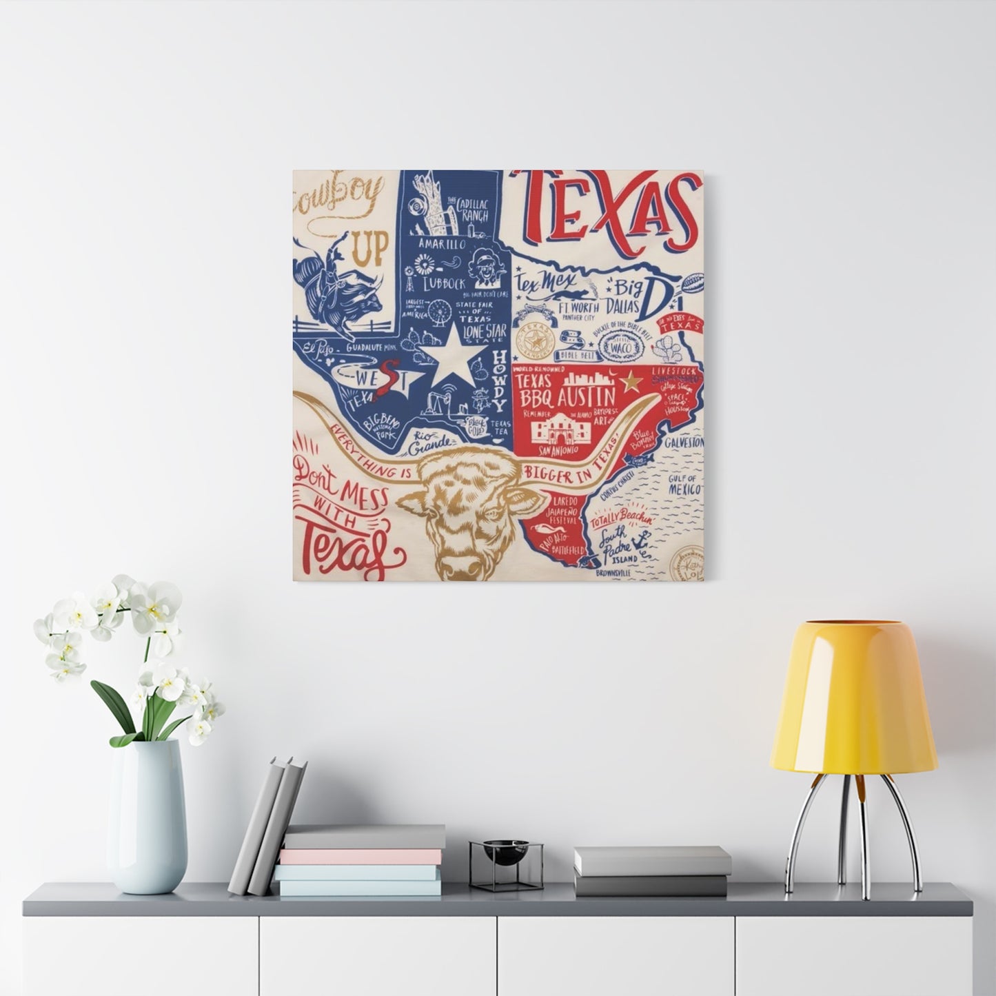 Texas Poster Wall Art & Canvas Prints