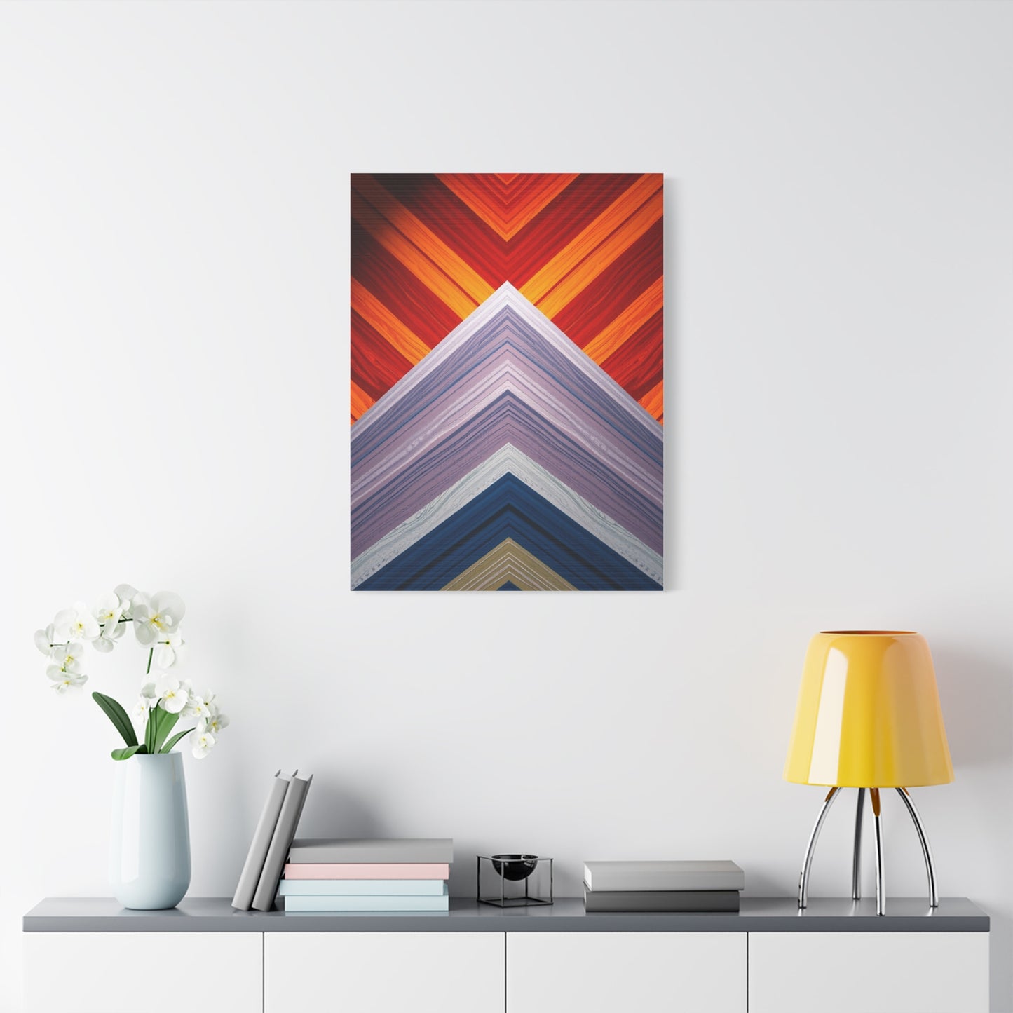 Chevron Pattern Art Supreme Gallery Wall Art & Canvas Print