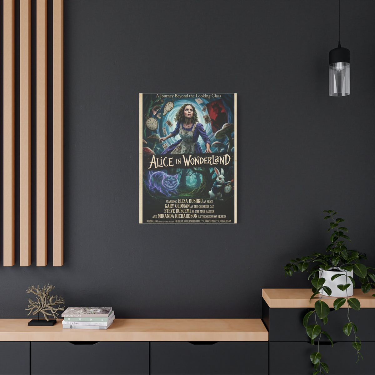 Alice in Wonderland Movie Poster Wall Art & Canvas Print