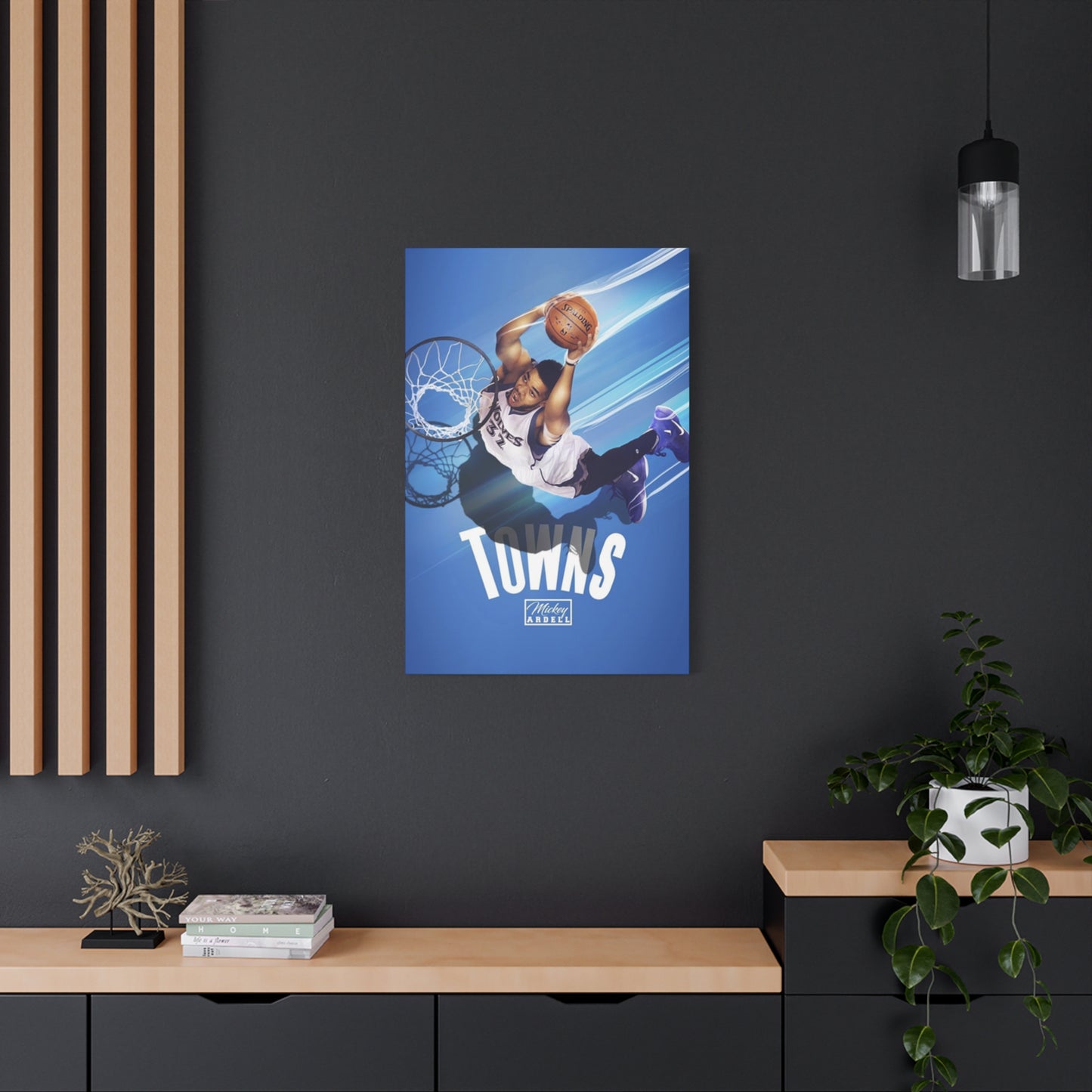 Towns Basketball Poster Wall Art & Canvas Prints