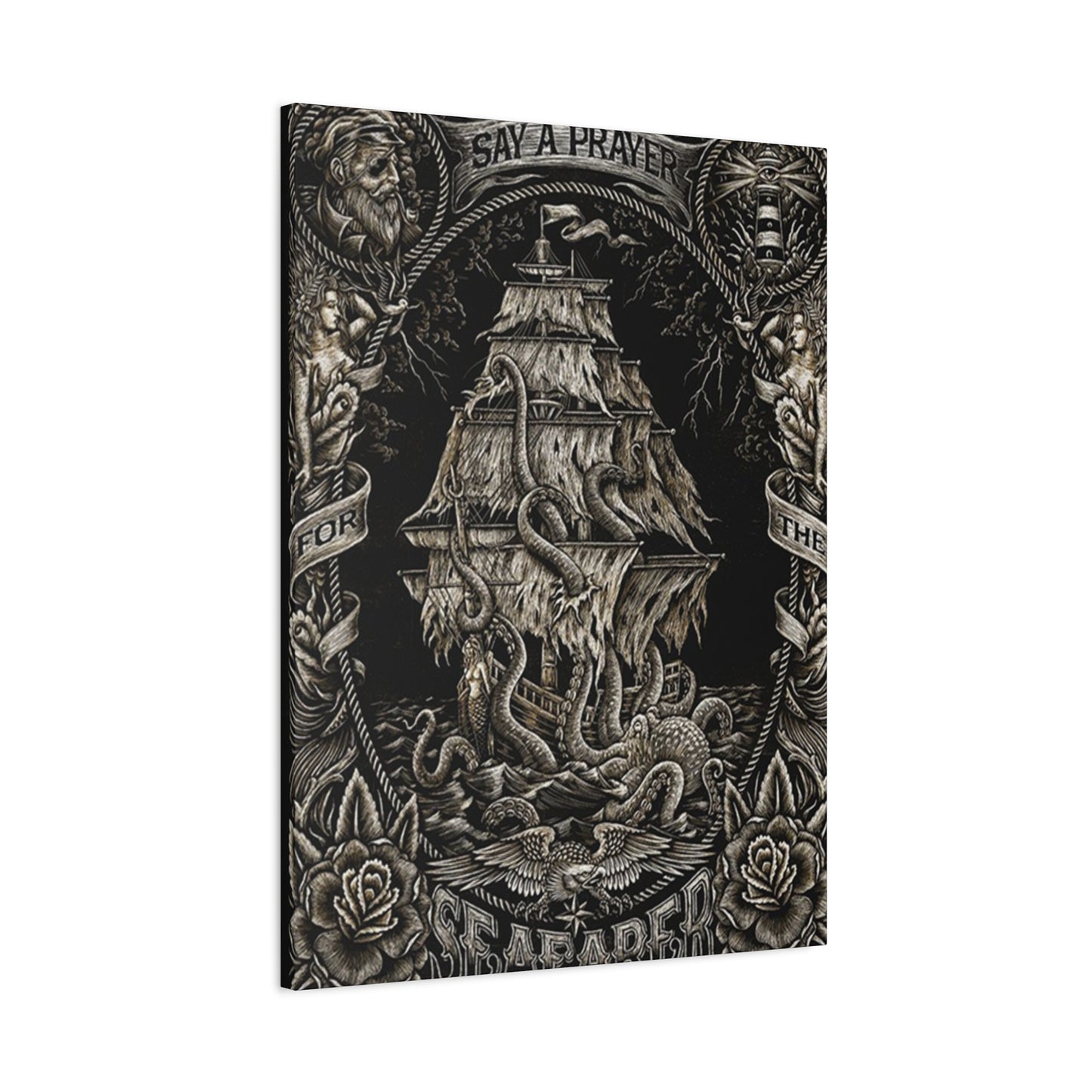 Ship In Sea Wall Art & Canvas Prints