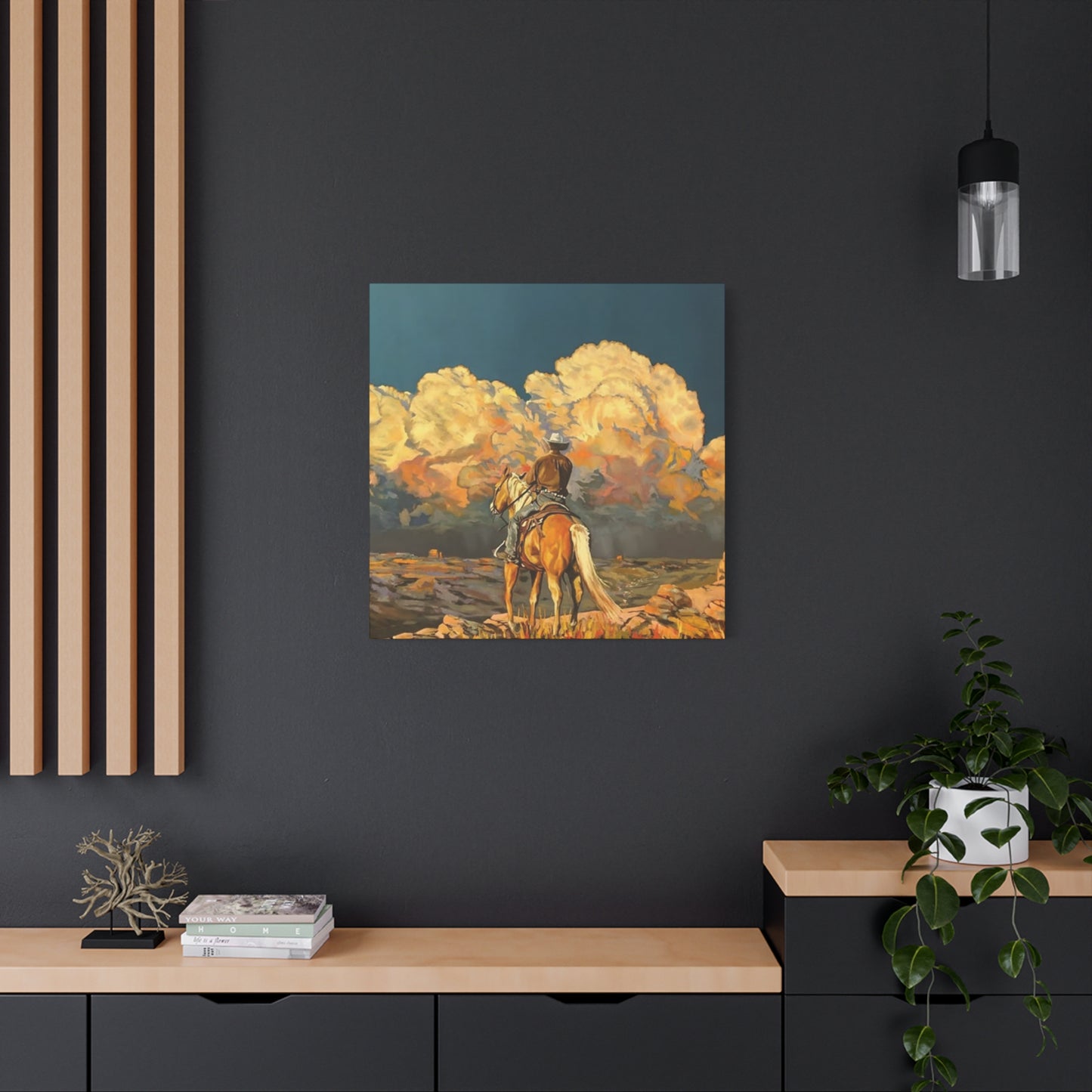 Cowboy In Southwest Wall Art & Canvas Prints