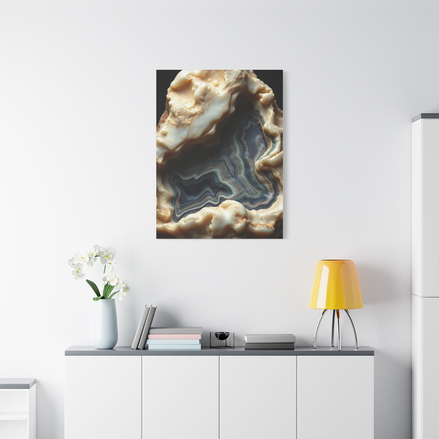 Vision Charcoal, Onyx, and Ivory Art Art Wall Art & Canvas Print