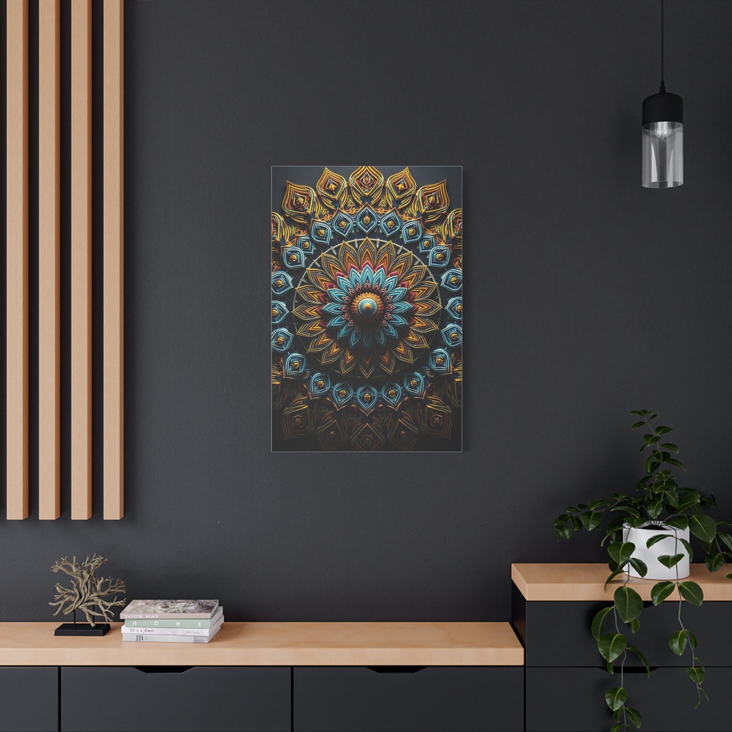 Vision Mandala Art Art Wall Art & Canvas Print
