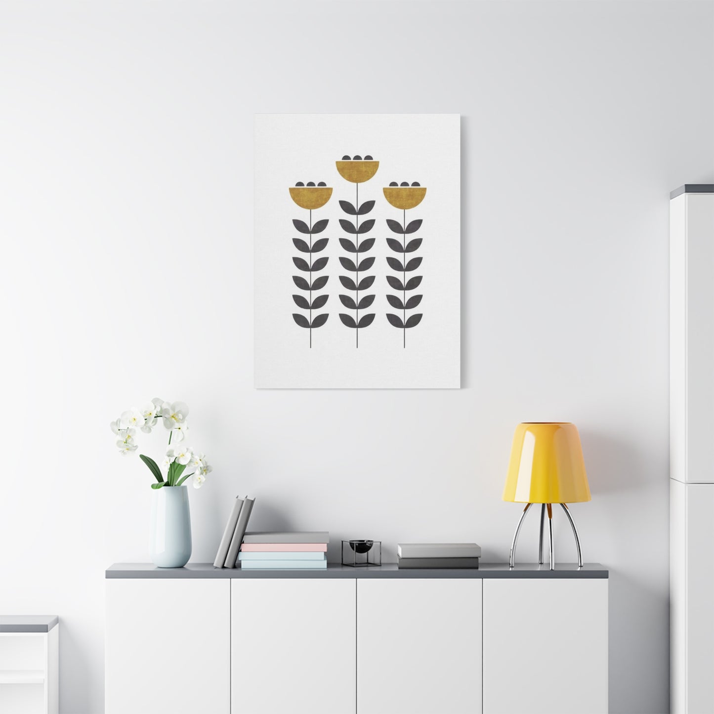 Geometric Flowers Wall Art & Canvas Prints