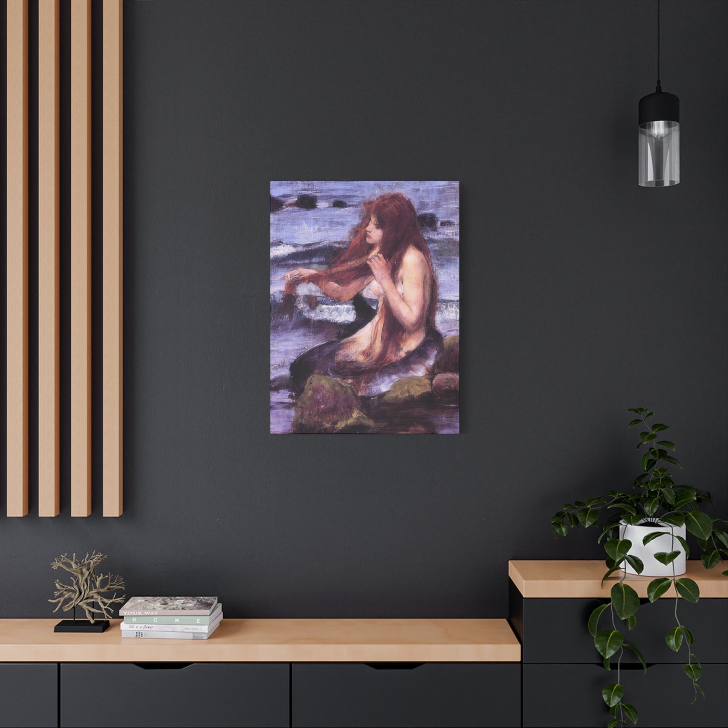 John William Sketch For A Mermaid Wall Art & Canvas Prints