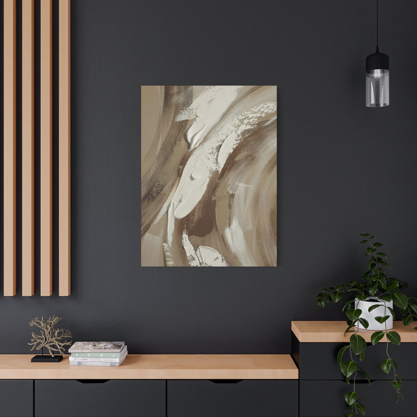 Swirling Abstract Earthy Wall Art & Canvas Prints