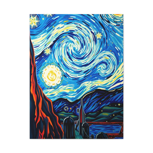 The Starry Night Canvas Art Supreme Gallery Wall Art & Canvas Print