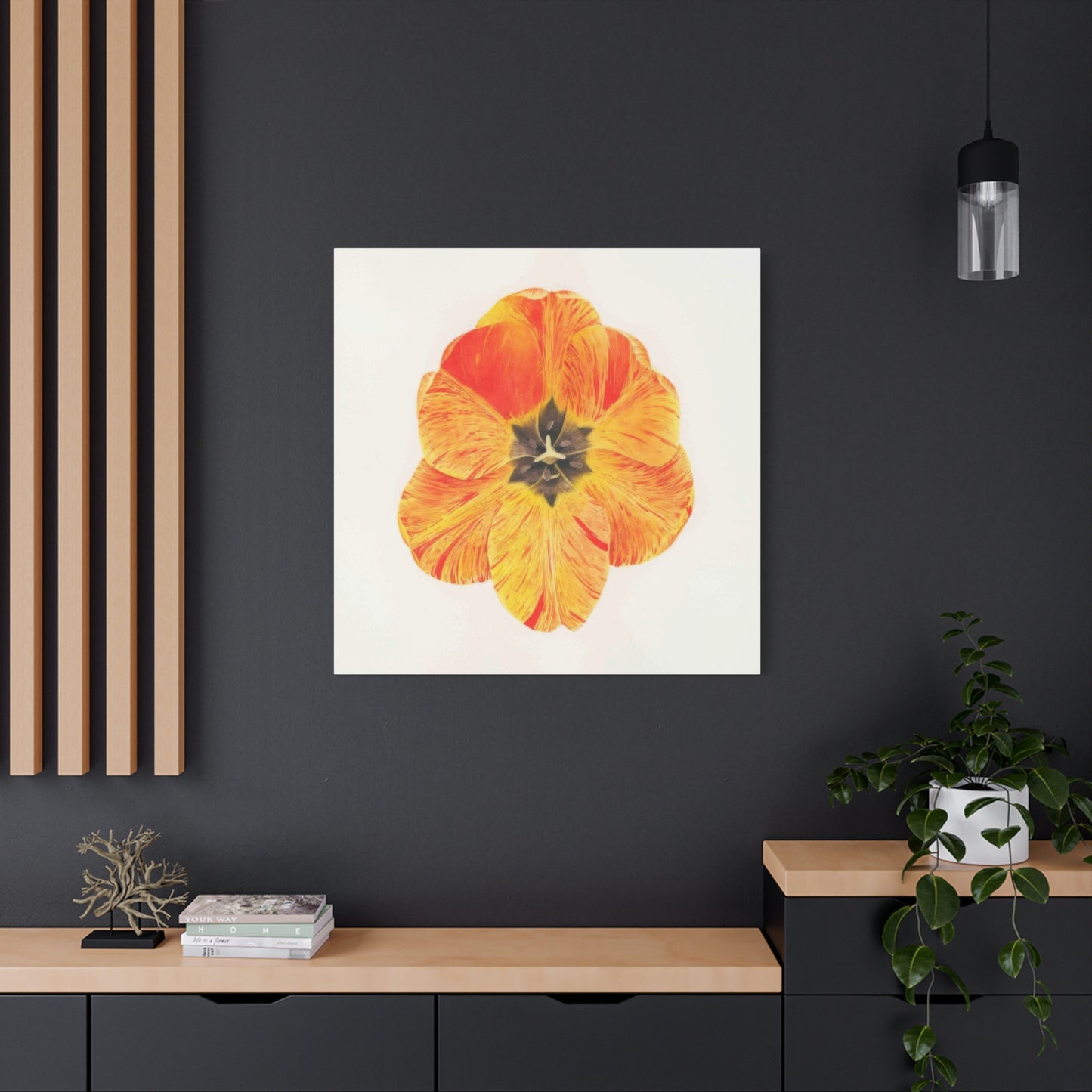 Grace Popp Orange Flower Head Wall Art & Canvas Prints