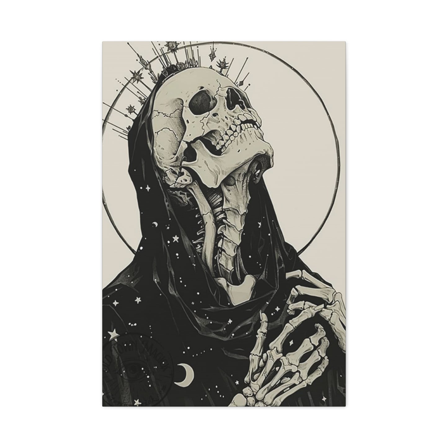 Covered Skeleton Cloth Poster Wall Art & Canvas Prints