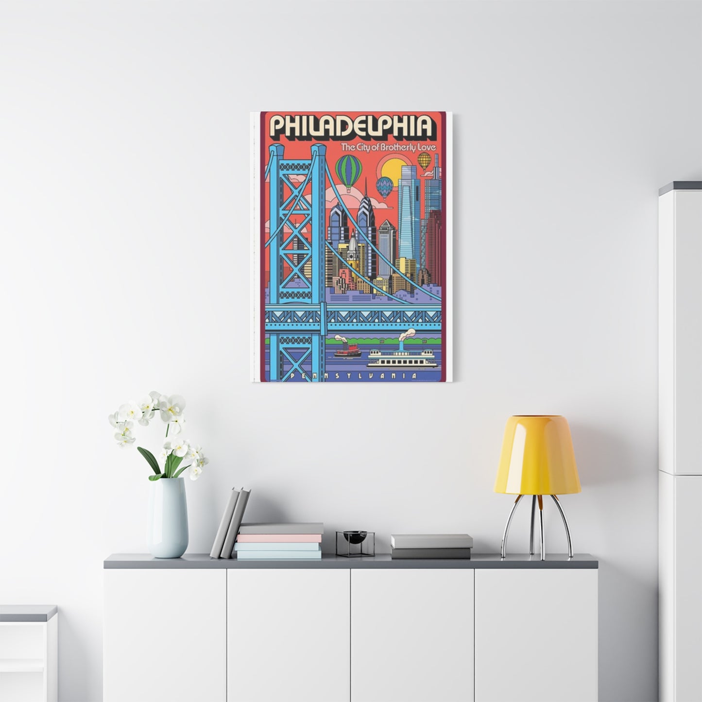 The City Of Brotherly Love Poster Wall Art & Canvas Prints