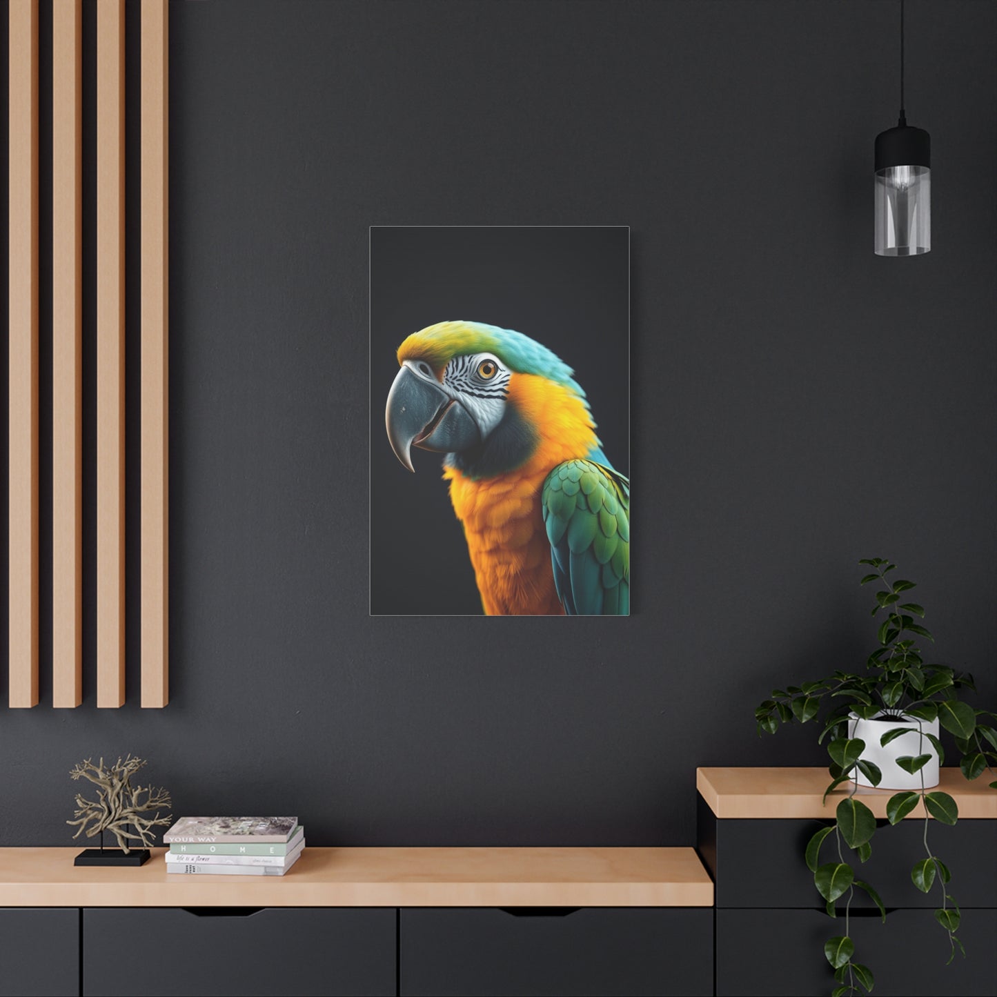 Masterpiece Parrot Art Vision Wall Art & Canvas Print