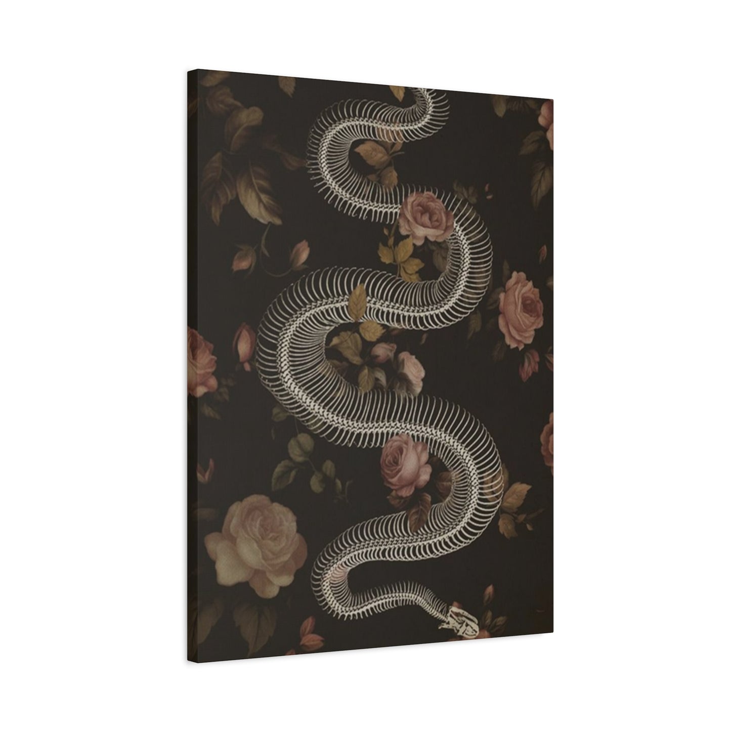 Snake Skeleton Wall Art & Canvas Prints