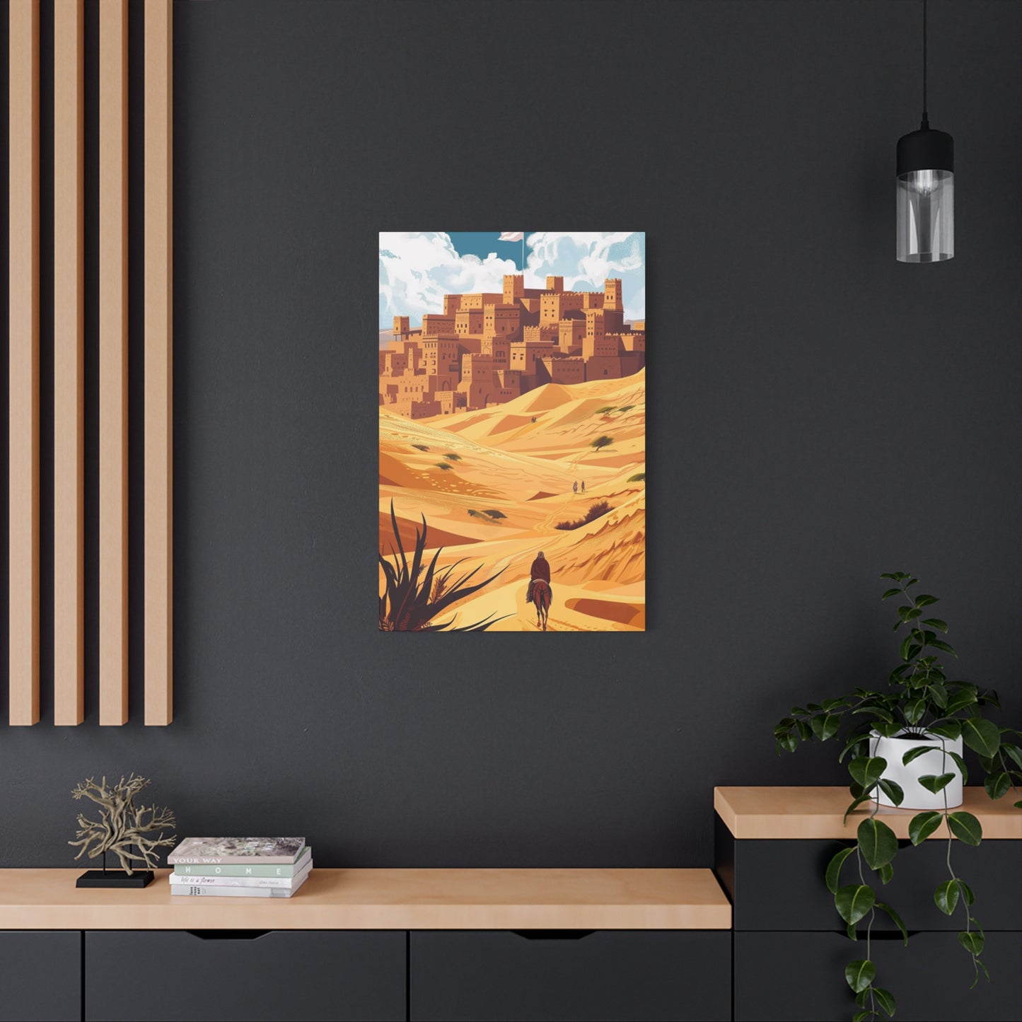 Cowboy In Desert Wall Art & Canvas Prints