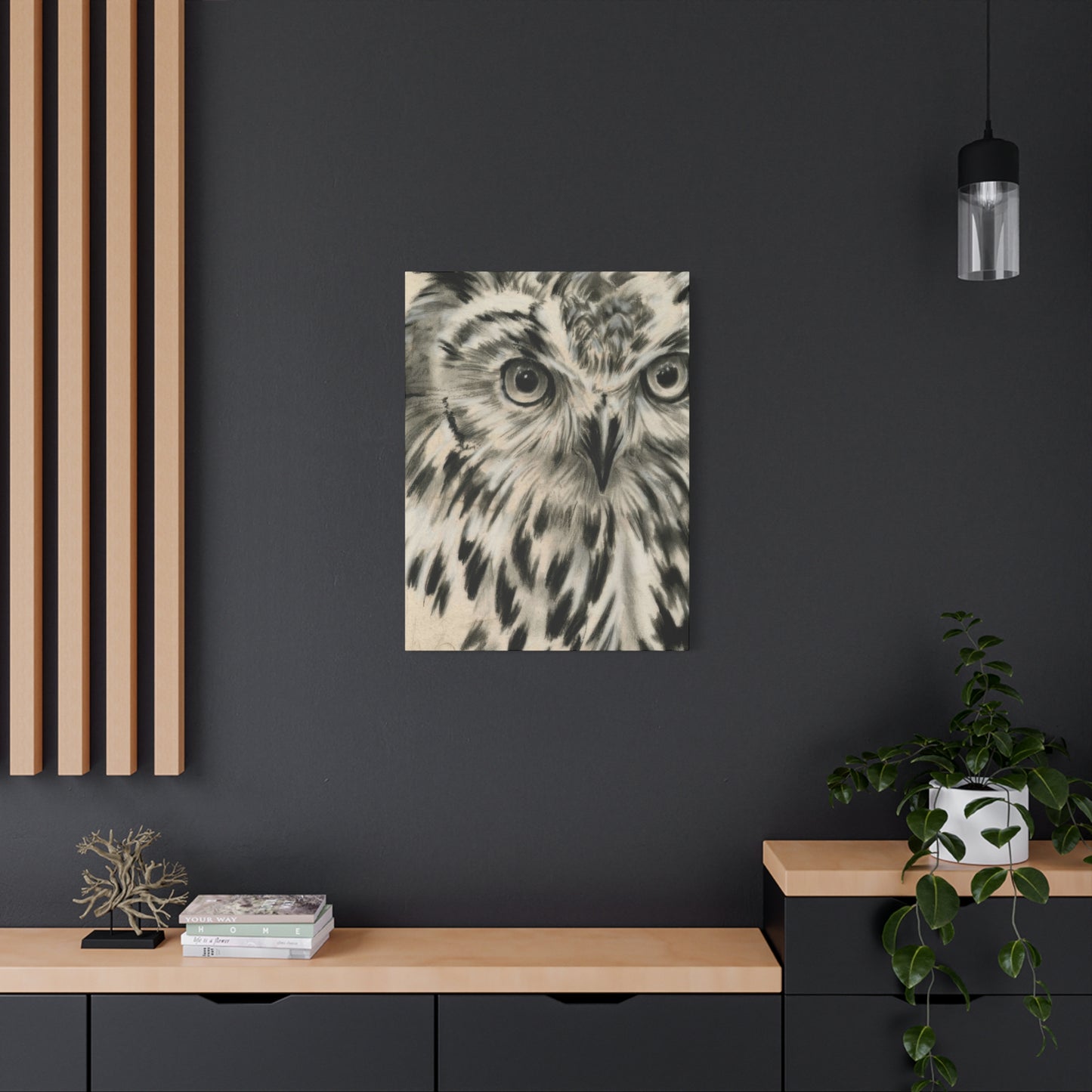 Jennifer Paxton Parker Charcoal Owl Wall Art & Canvas Prints