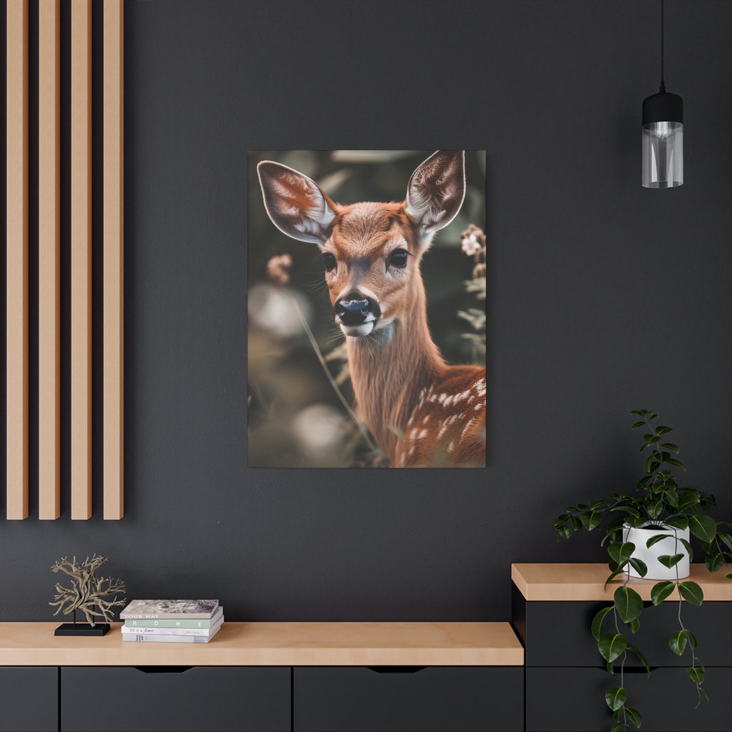 Deer Abstract Wall Art & Canvas Prints