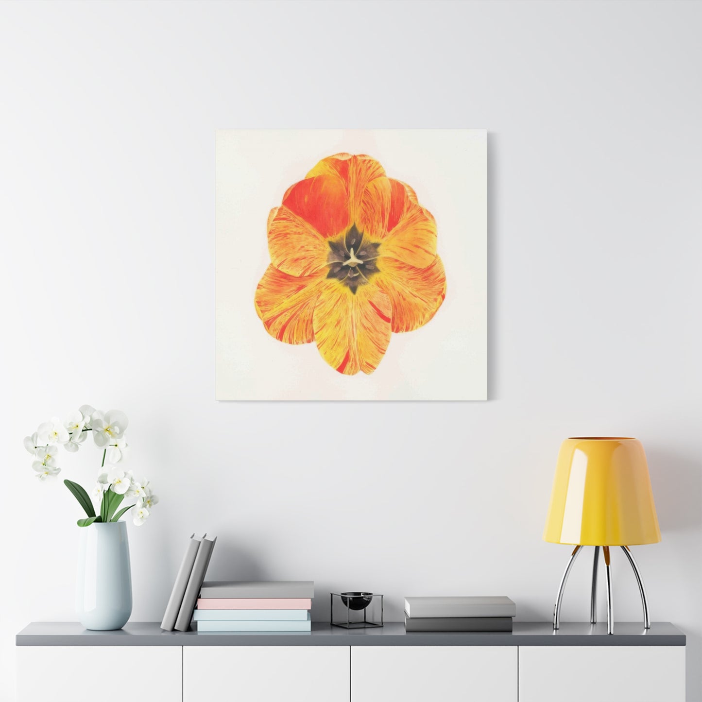 Grace Popp Orange Flower Head Wall Art & Canvas Prints