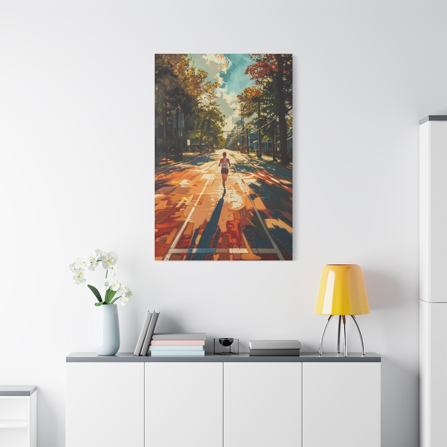 Morning Running Wall Art & Canvas Prints