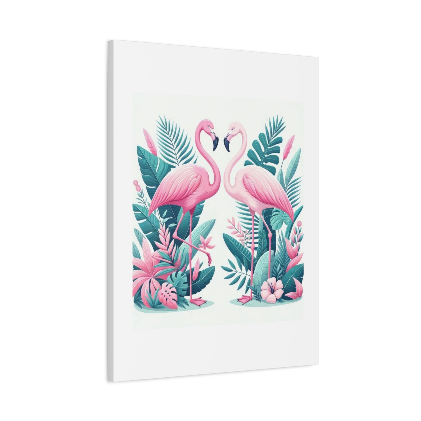 Flamingo Light Pink Love Wall Art & Canvas Prints