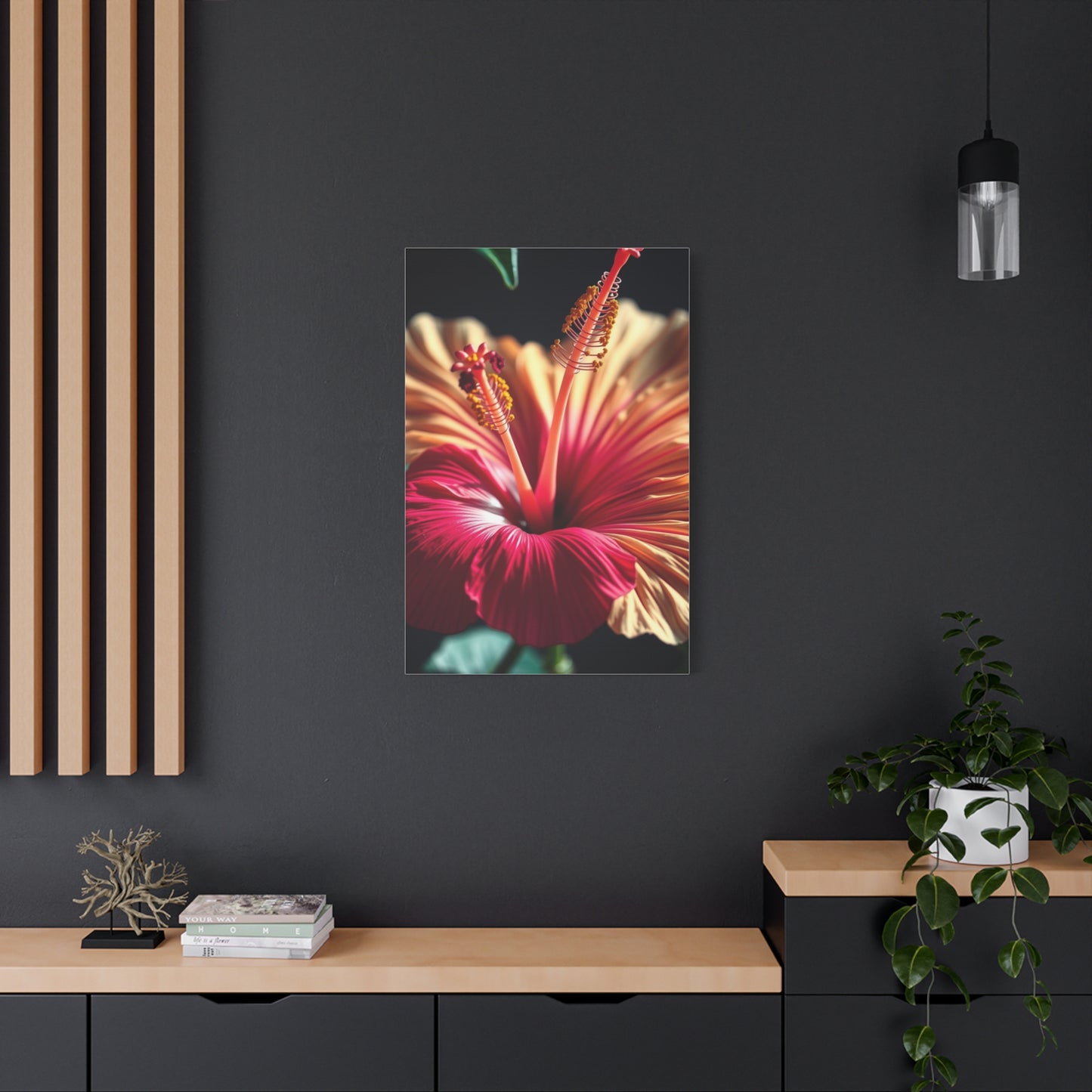 Elite Hibiscus Flower Art Vision Wall Art & Canvas Print