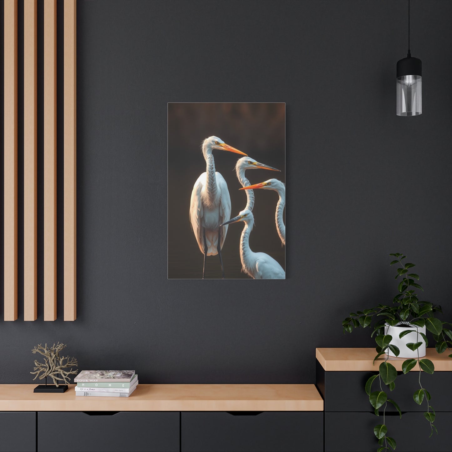 Elite Herons and Egrets Art Vision Wall Art & Canvas Print