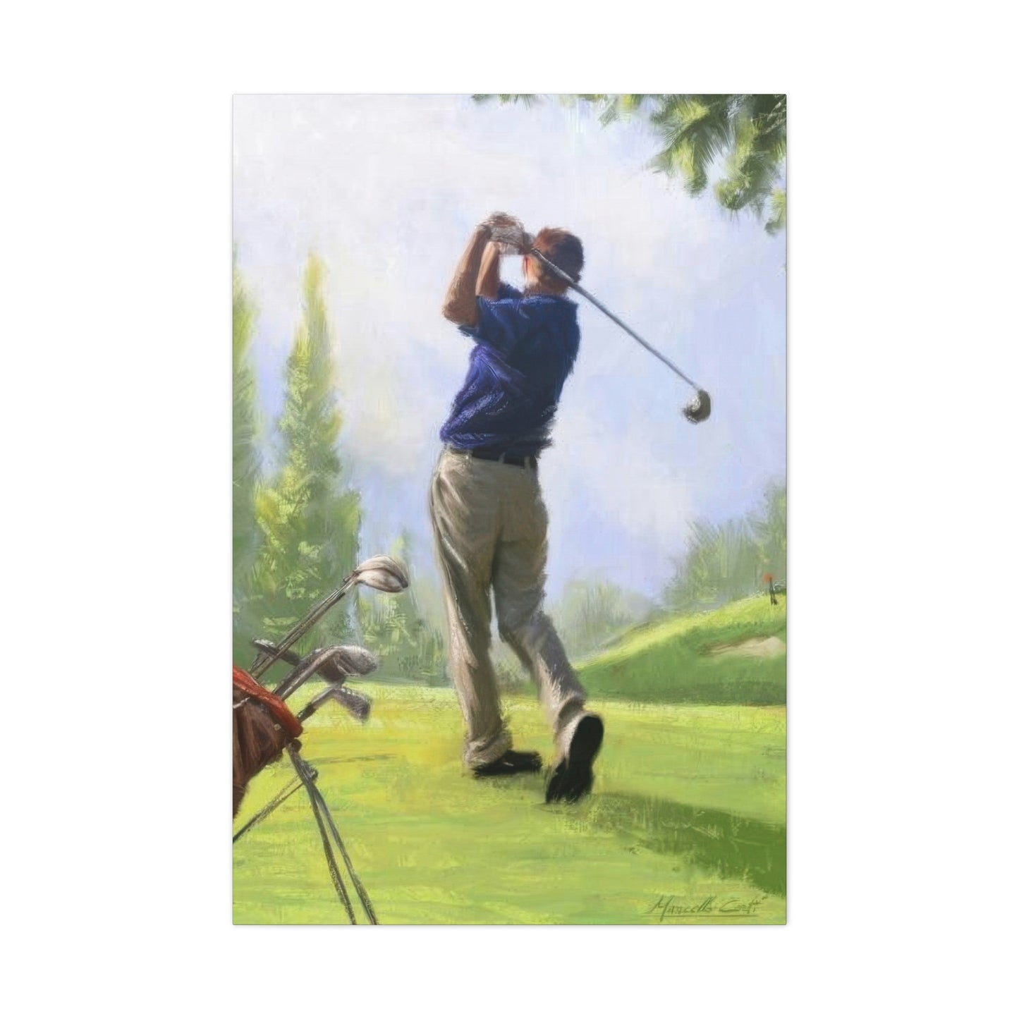 Golf Shot Wall Art & Canvas Prints