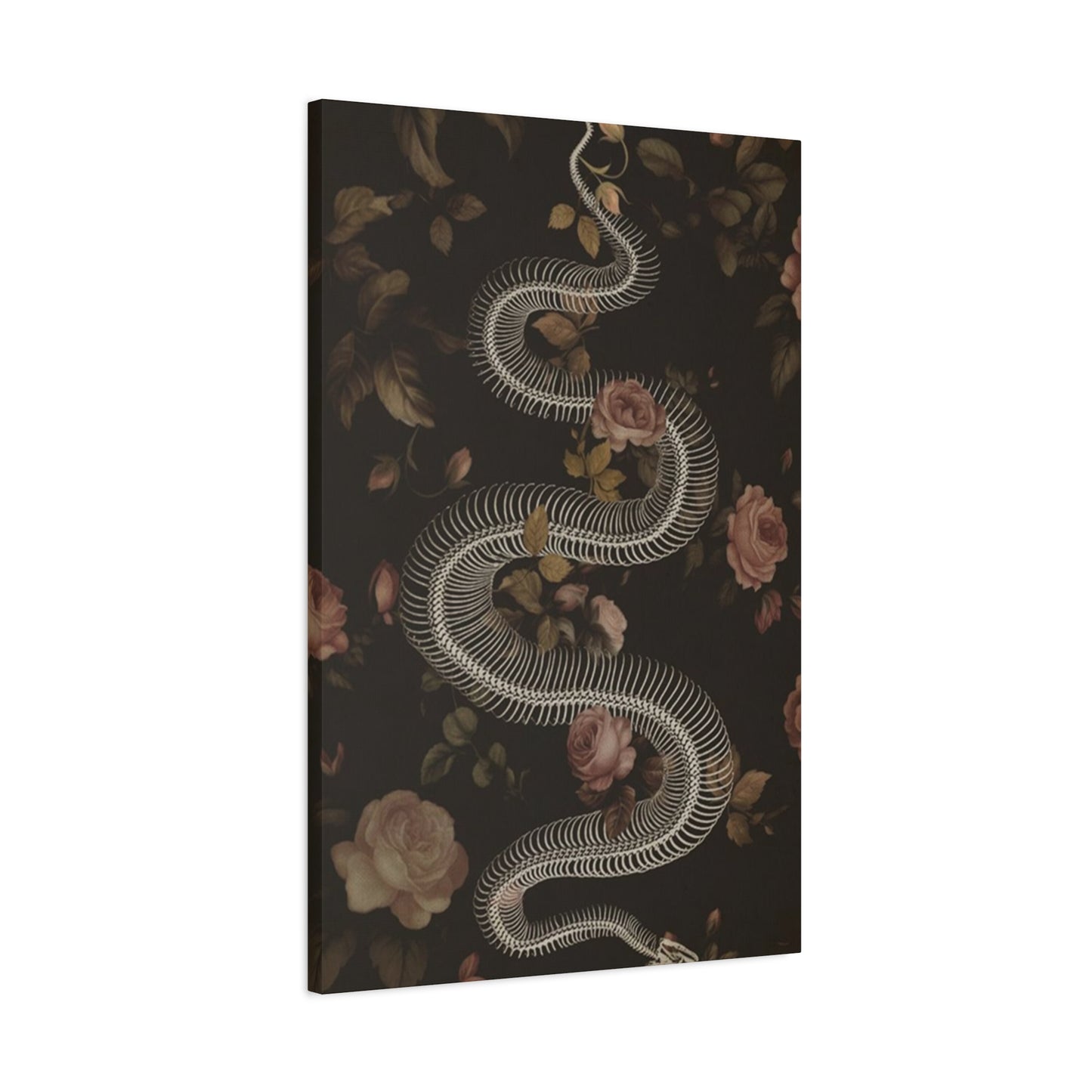 Snake Skeleton Wall Art & Canvas Prints