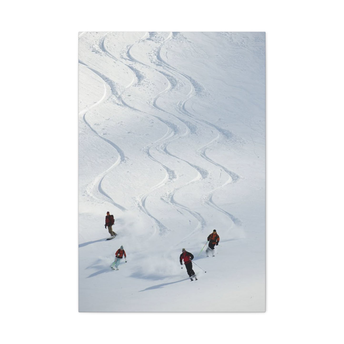 The Four Skiers Wall Art & Canvas Prints