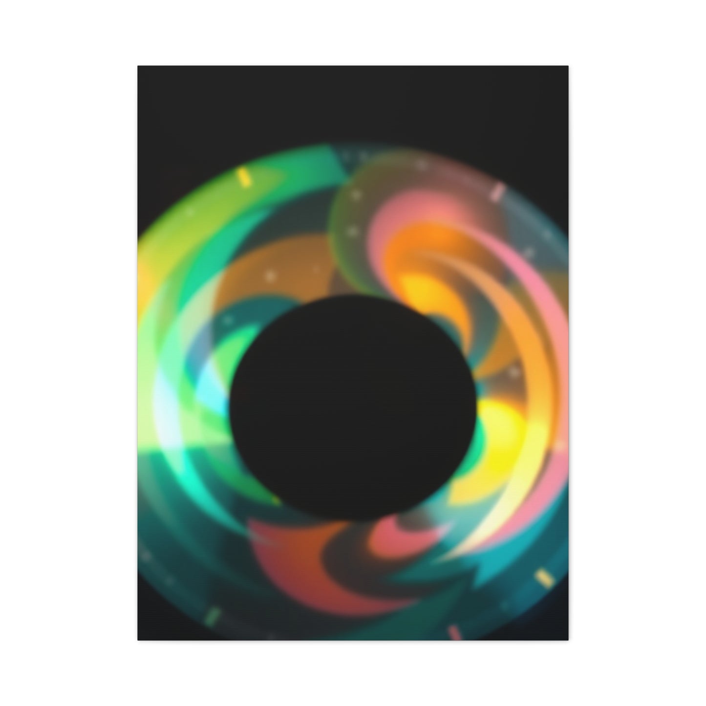 Elite Circular Abstract Art Vision Wall Art & Canvas Print